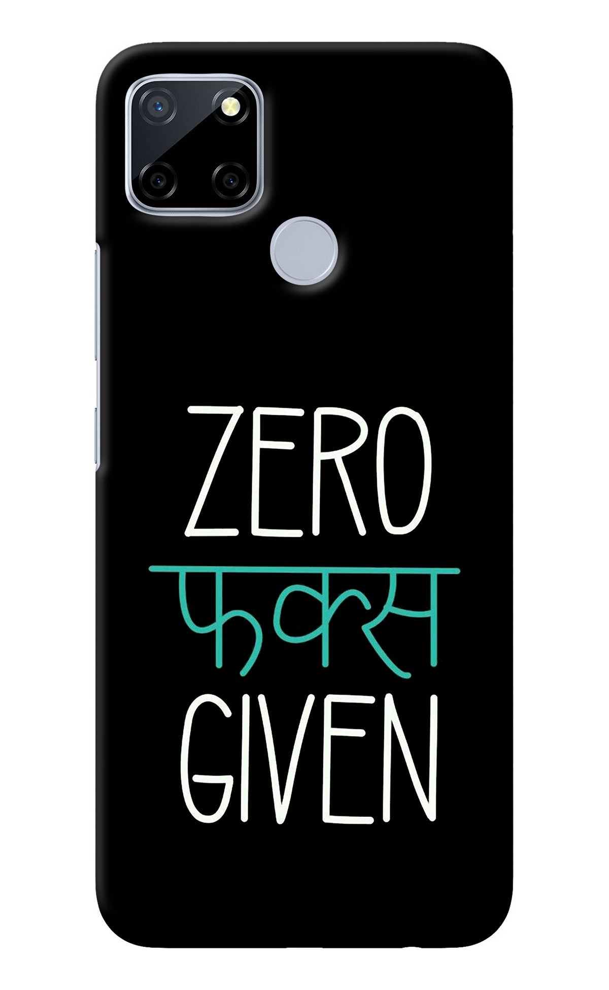 Zero Fucks Given Realme C12/Narzo 20 Back Cover