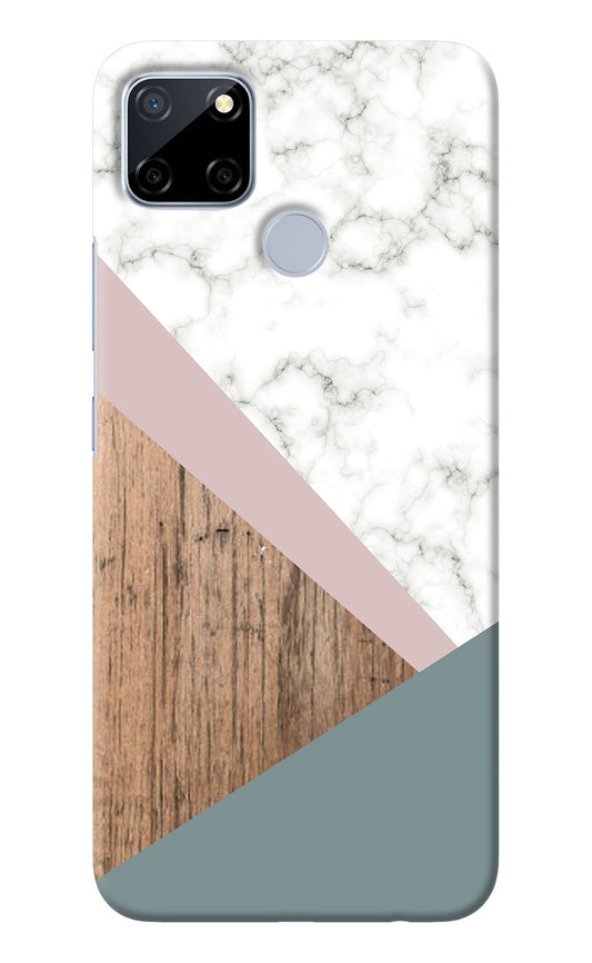 Marble wood Abstract Realme C12/Narzo 20 Back Cover