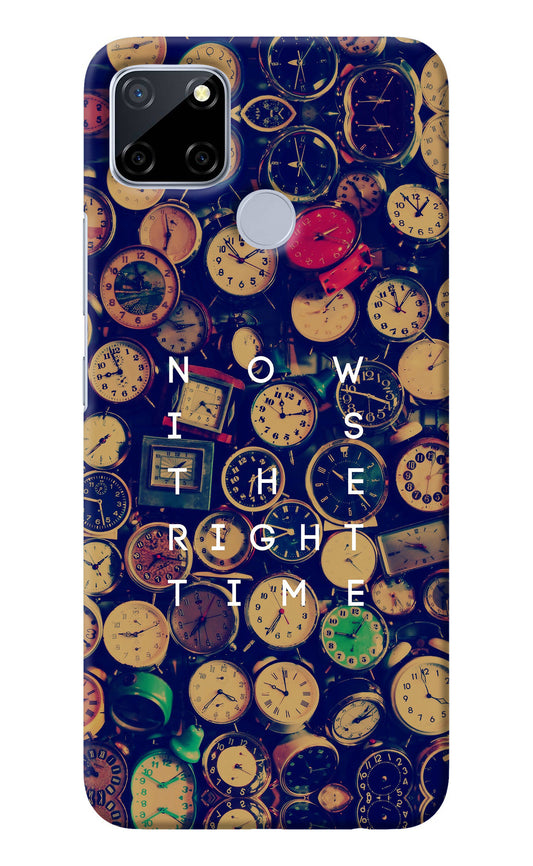 Now is the Right Time Quote Realme C12/Narzo 20 Back Cover