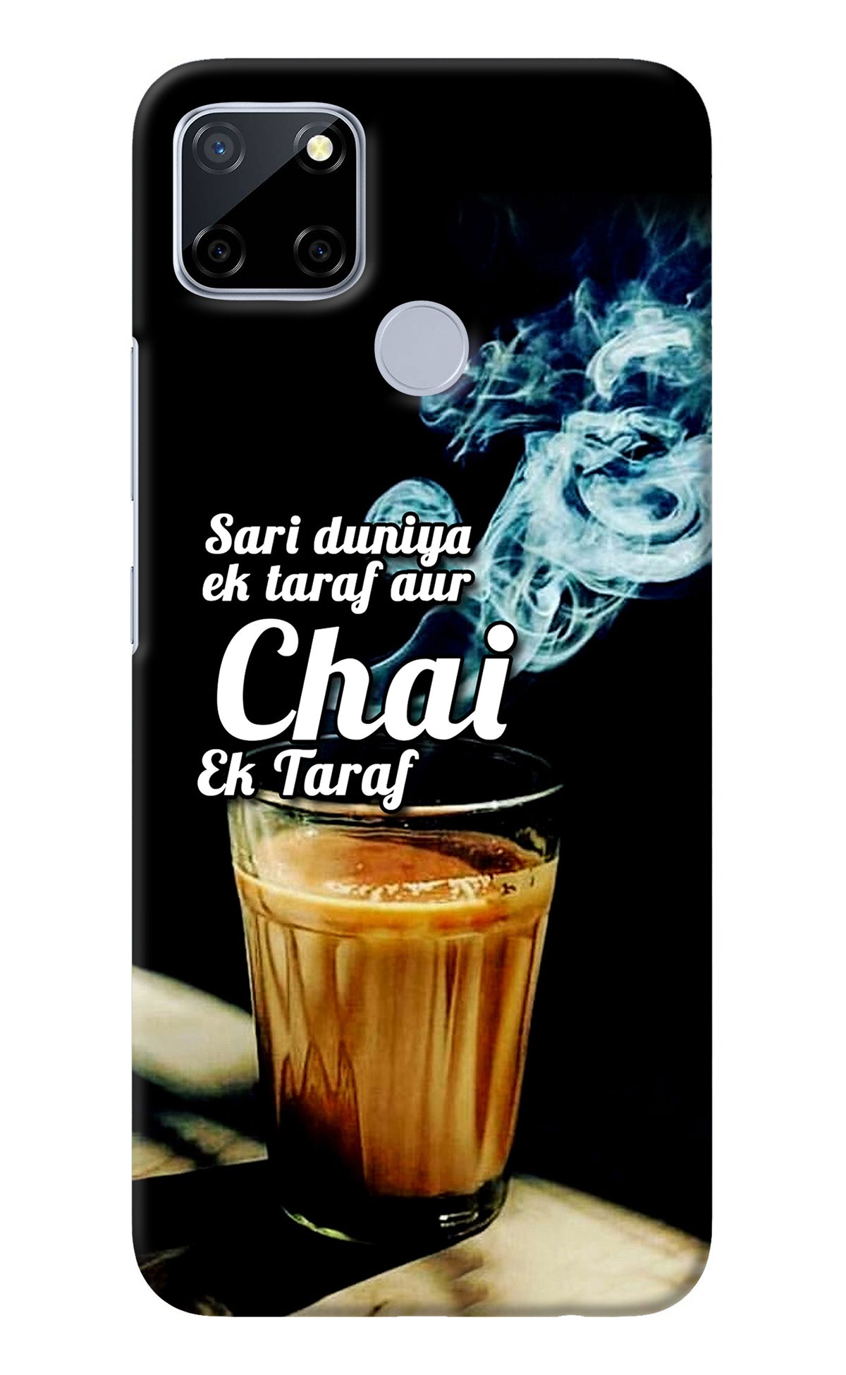 Chai Ek Taraf Quote Realme C12/Narzo 20 Back Cover