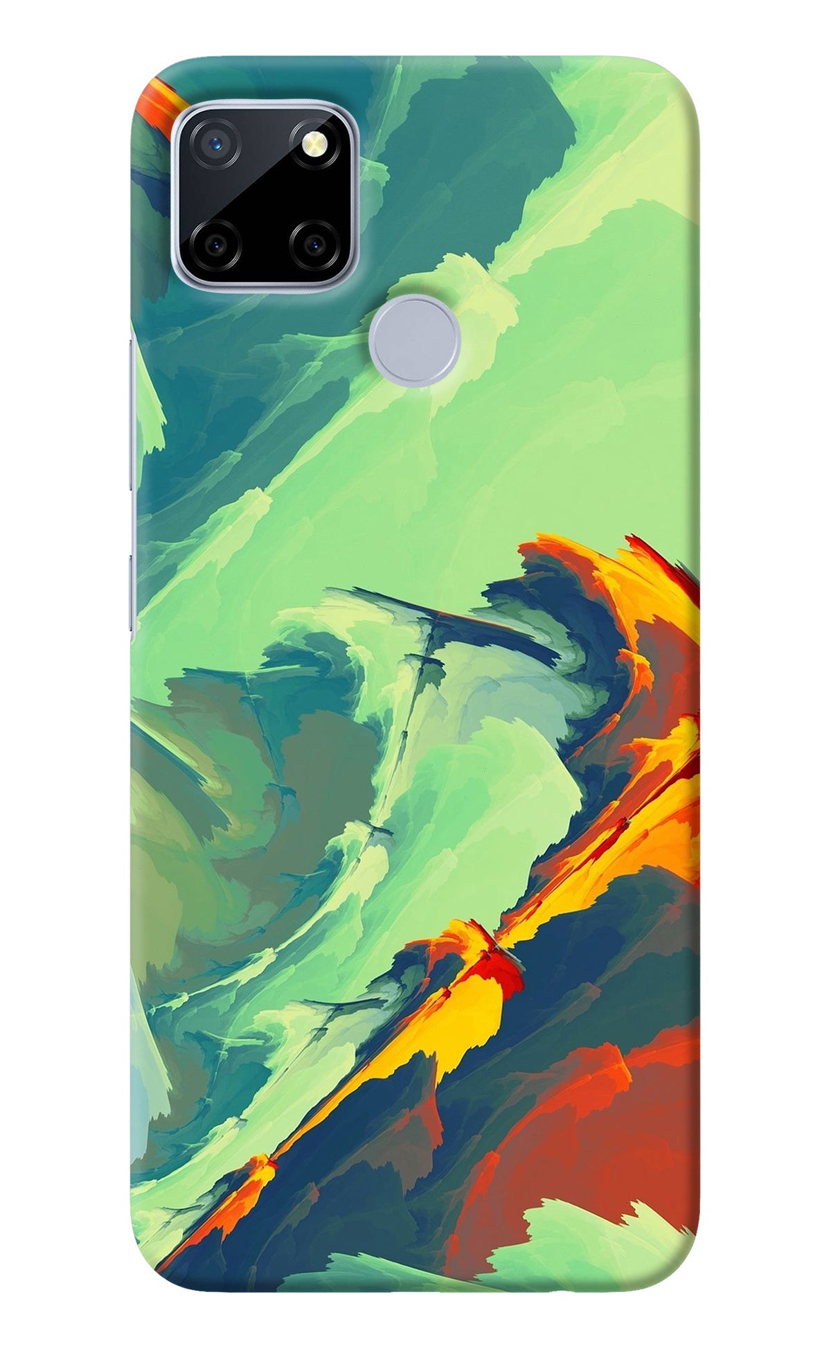 Paint Art Realme C12/Narzo 20 Back Cover