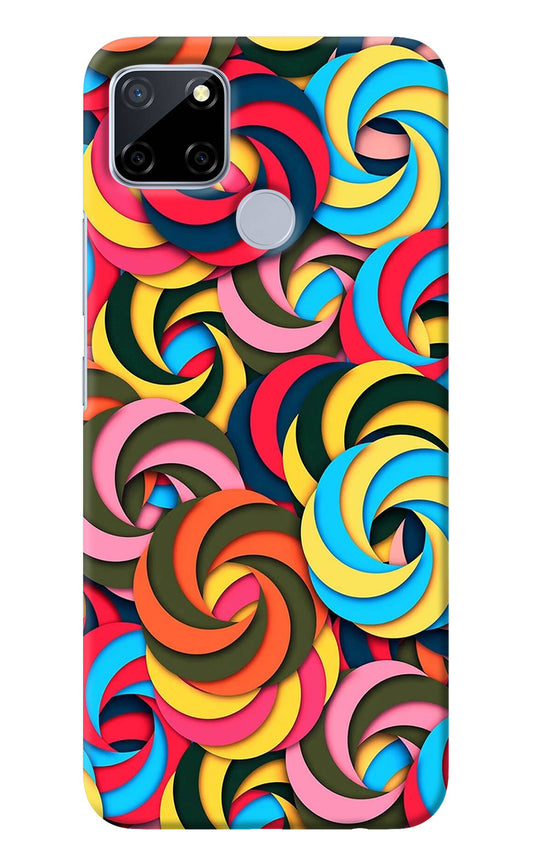 Spiral Pattern Realme C12/Narzo 20 Back Cover