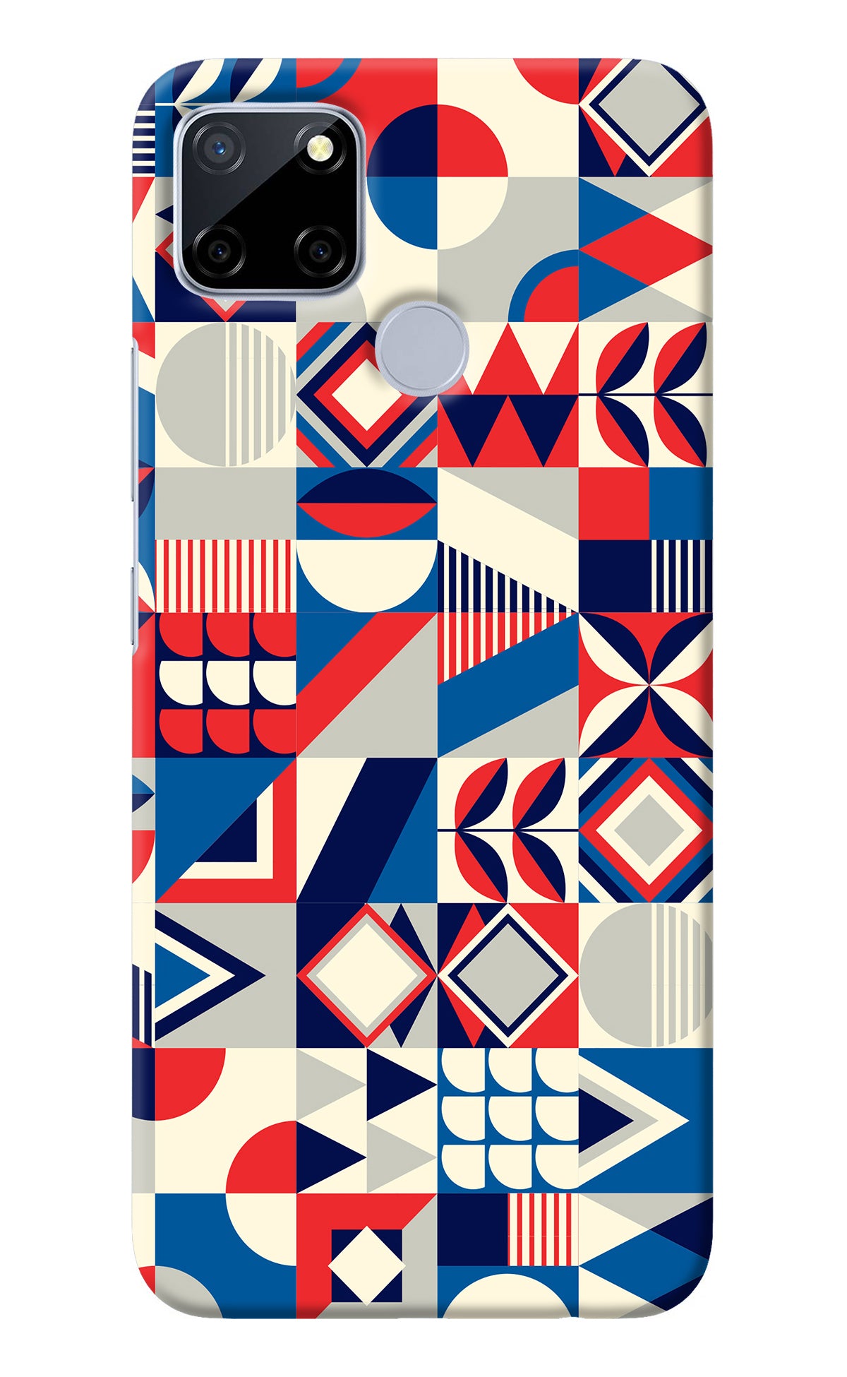 Colorful Pattern Realme C12/Narzo 20 Back Cover