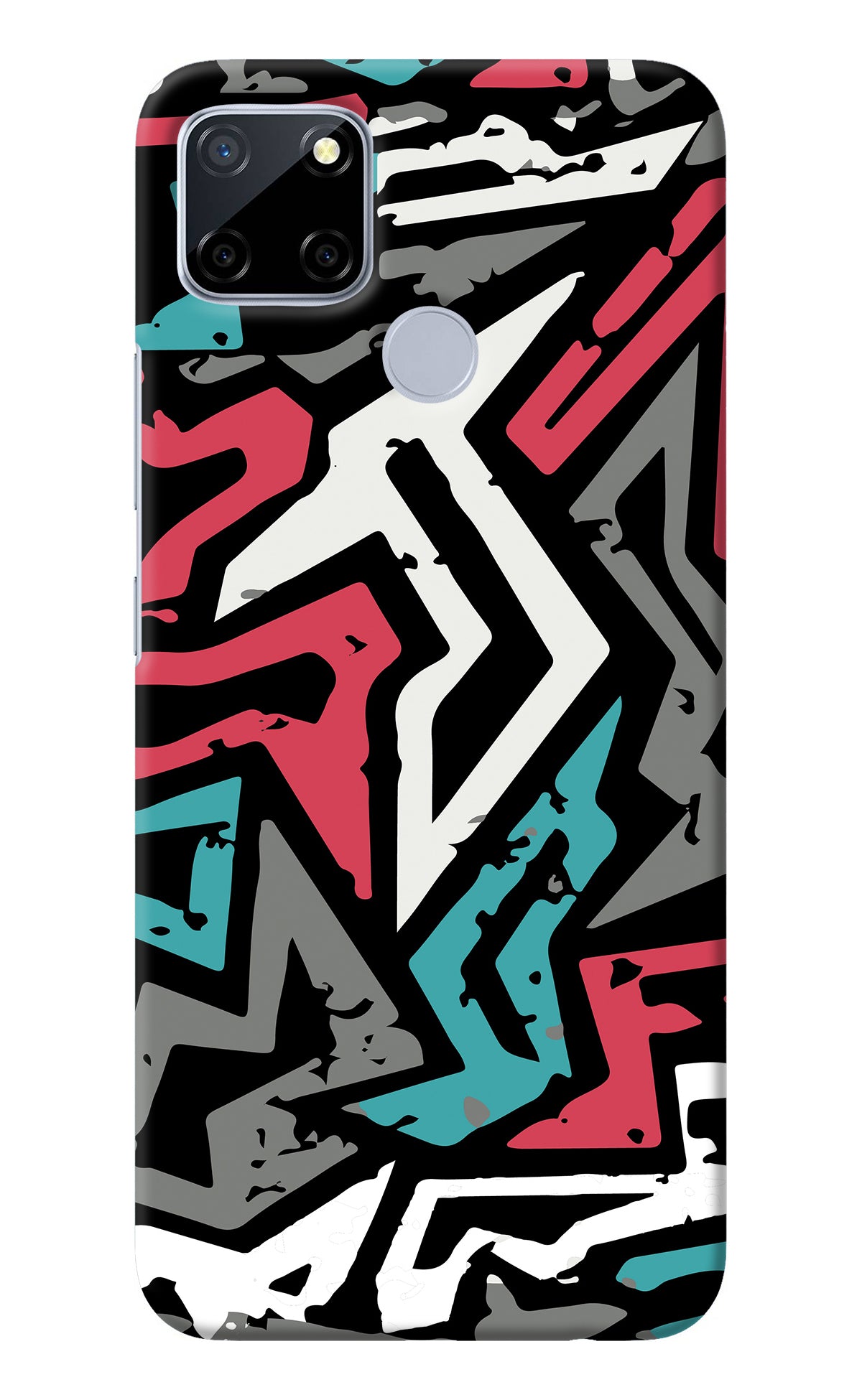 Geometric Graffiti Realme C12/Narzo 20 Back Cover