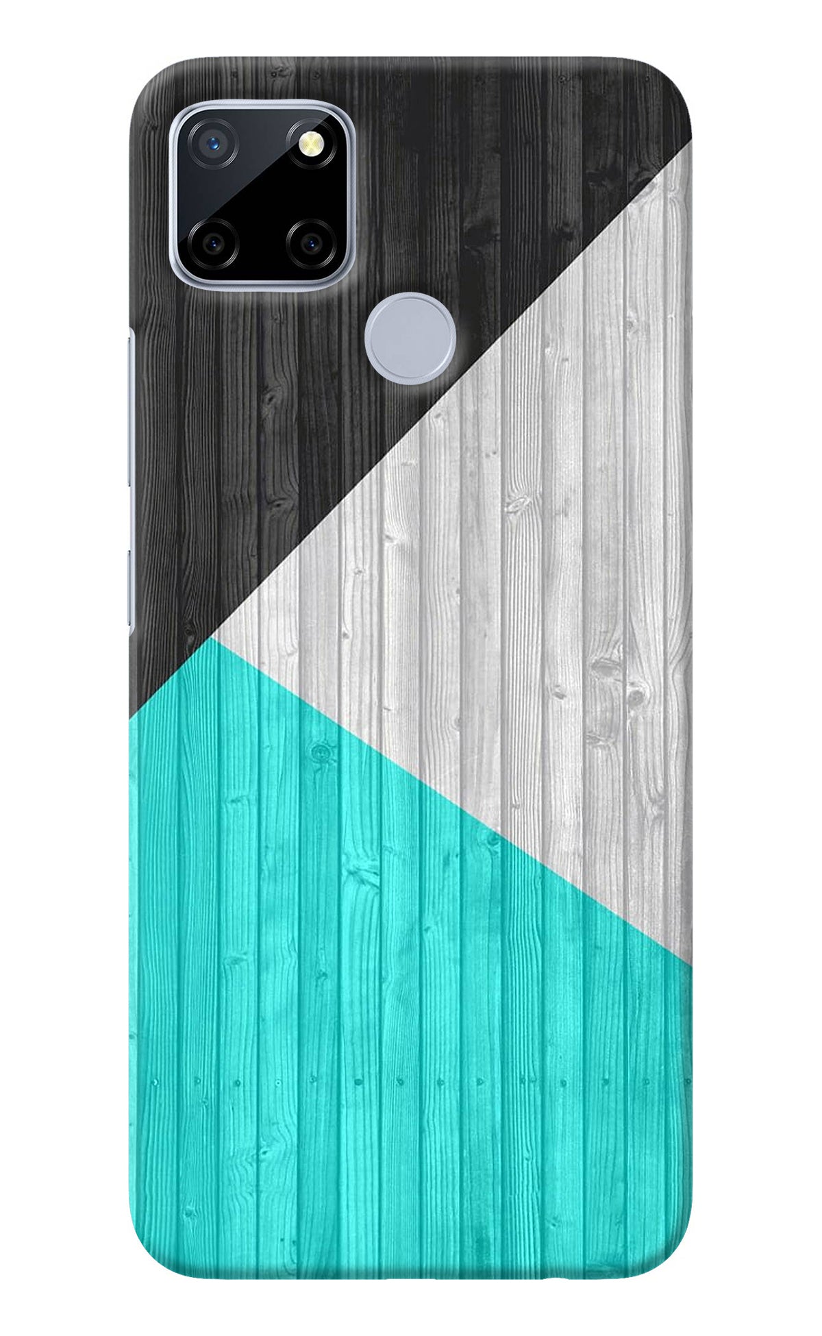 Wooden Abstract Realme C12/Narzo 20 Back Cover