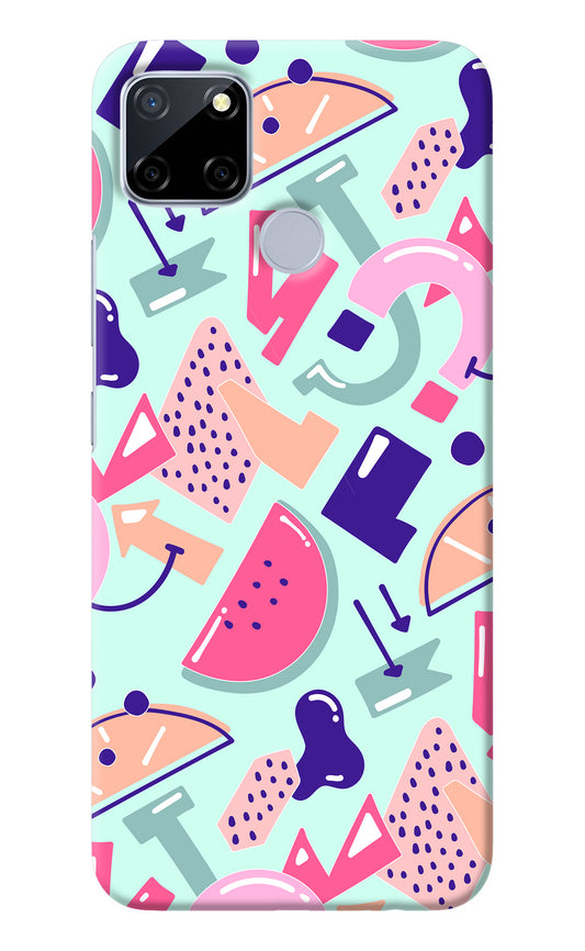 Doodle Pattern Realme C12/Narzo 20 Back Cover