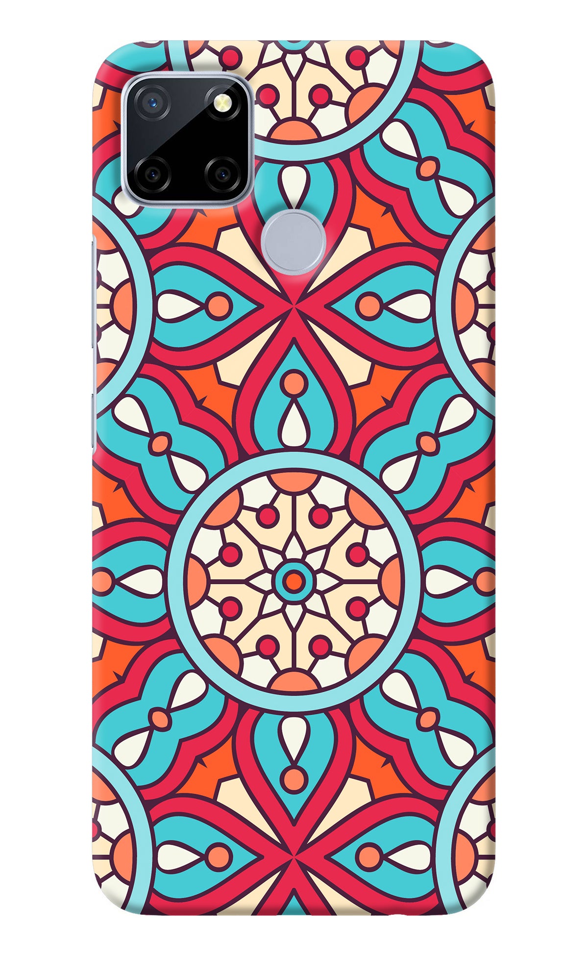 Mandala Geometric Realme C12/Narzo 20 Back Cover