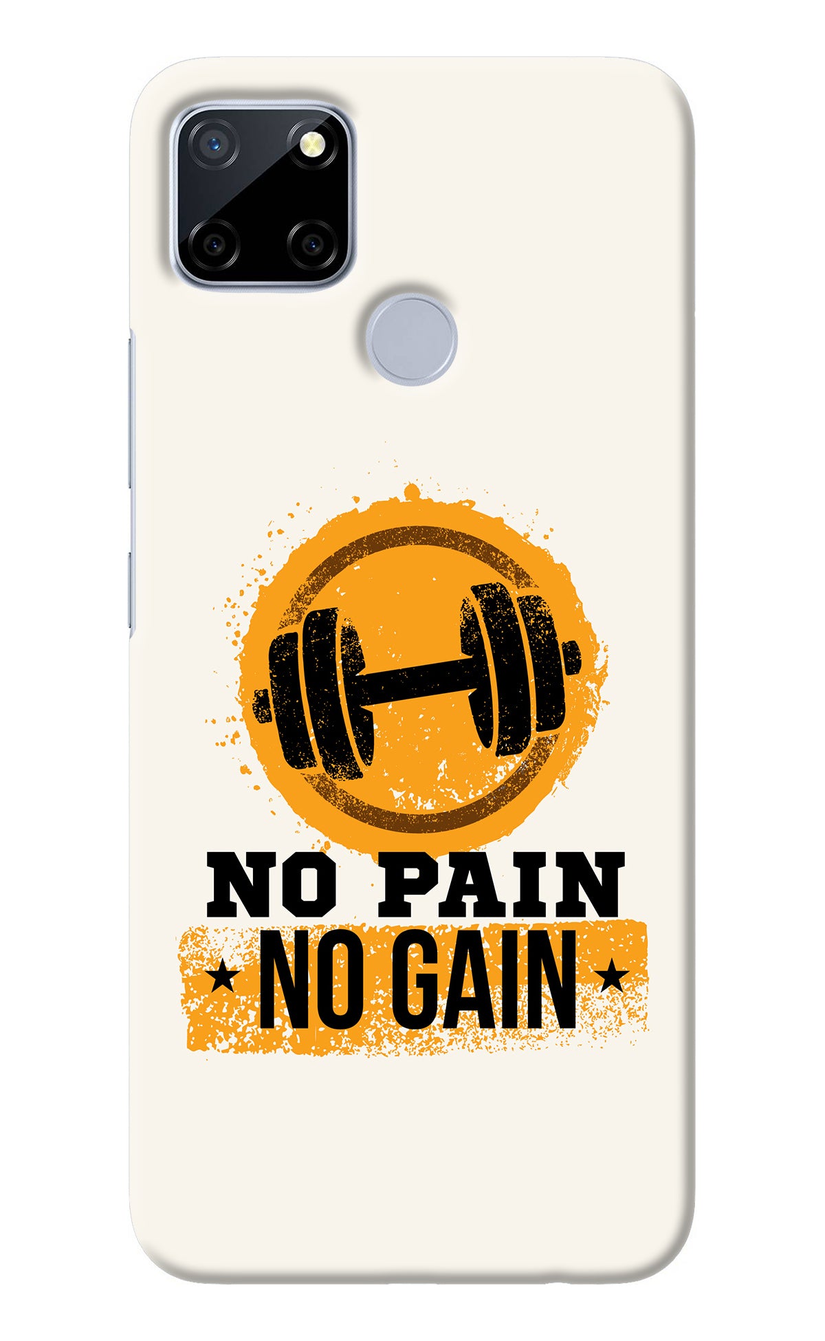 No Pain No Gain Realme C12/Narzo 20 Back Cover