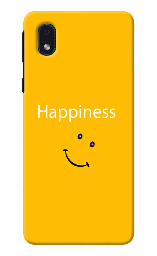 Happiness With Smiley Samsung M01 Core Back Cover