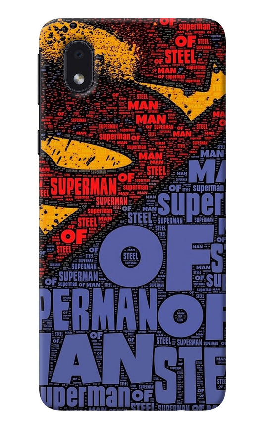 Superman Samsung M01 Core Back Cover