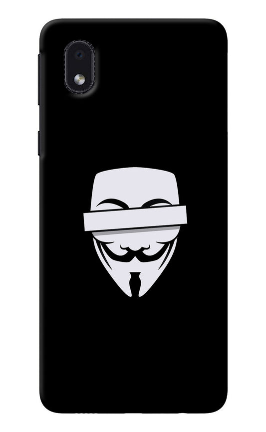 Anonymous Face Samsung M01 Core Back Cover