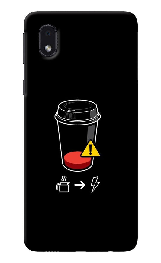 Coffee Samsung M01 Core Back Cover