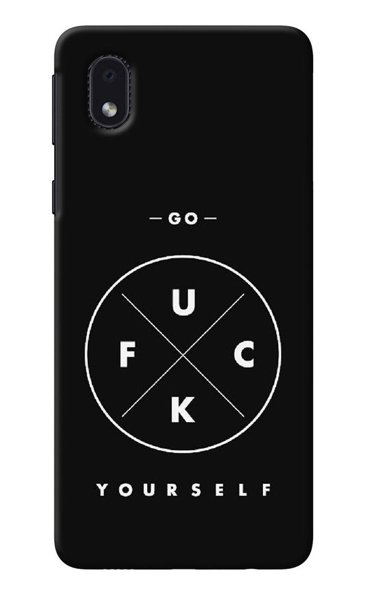 Go Fuck Yourself Samsung M01 Core Back Cover