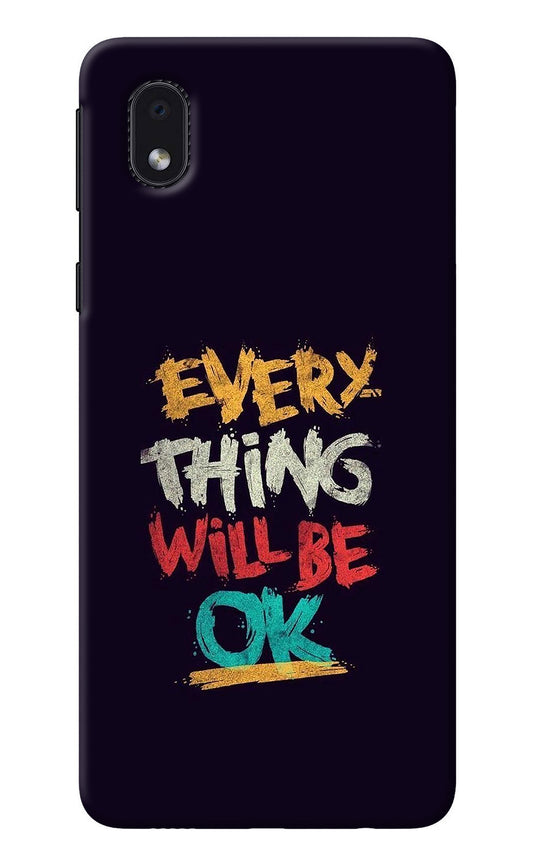 Everything Will Be Ok Samsung M01 Core Back Cover