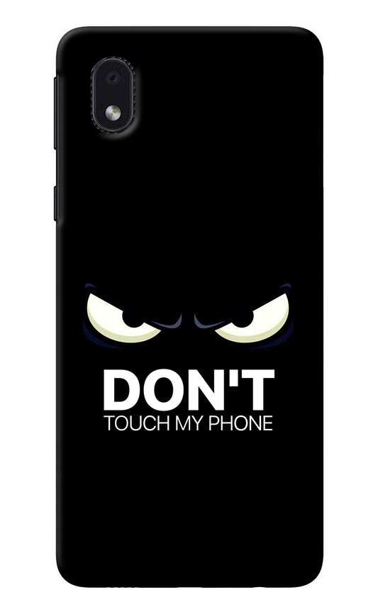 Don'T Touch My Phone Samsung M01 Core Back Cover