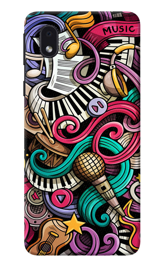 Music Abstract Samsung M01 Core Back Cover
