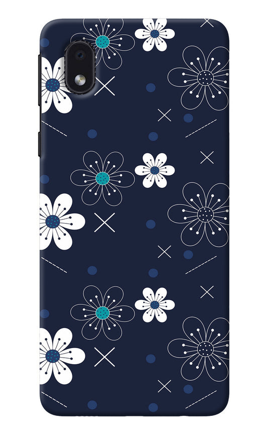 Flowers Samsung M01 Core Back Cover