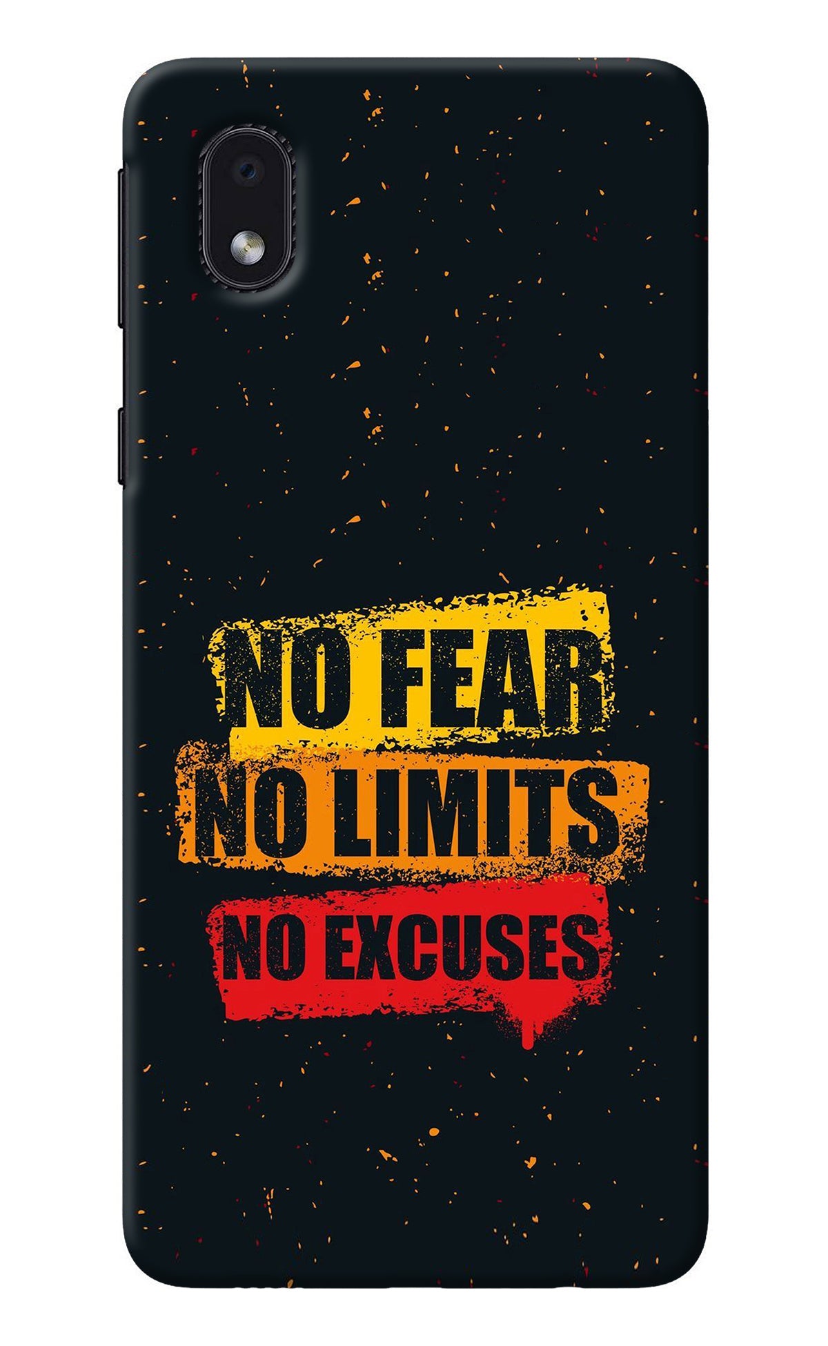 No Fear No Limits No Excuse Samsung M01 Core Back Cover