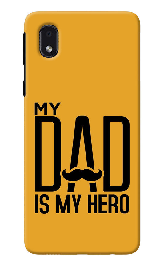 My Dad Is My Hero Samsung M01 Core Back Cover