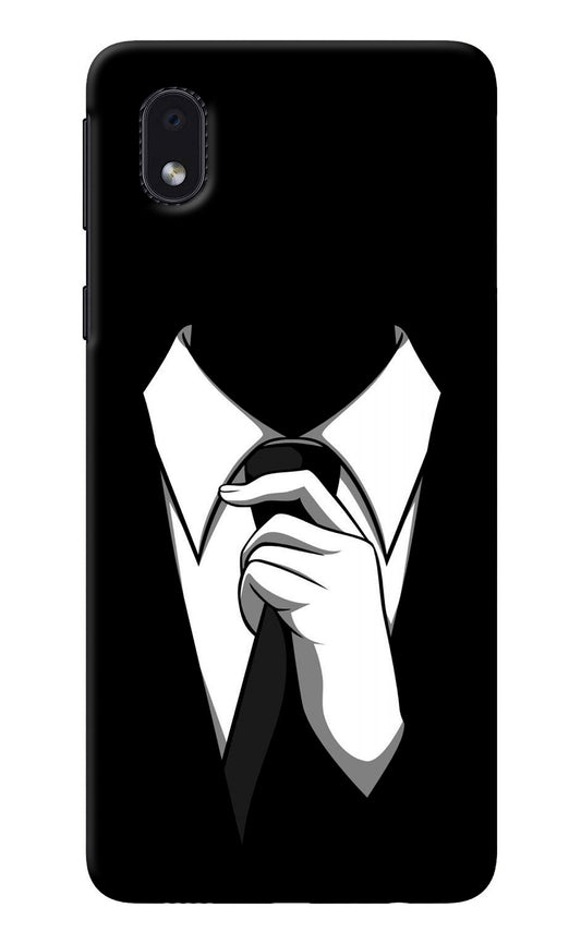 Black Tie Samsung M01 Core Back Cover