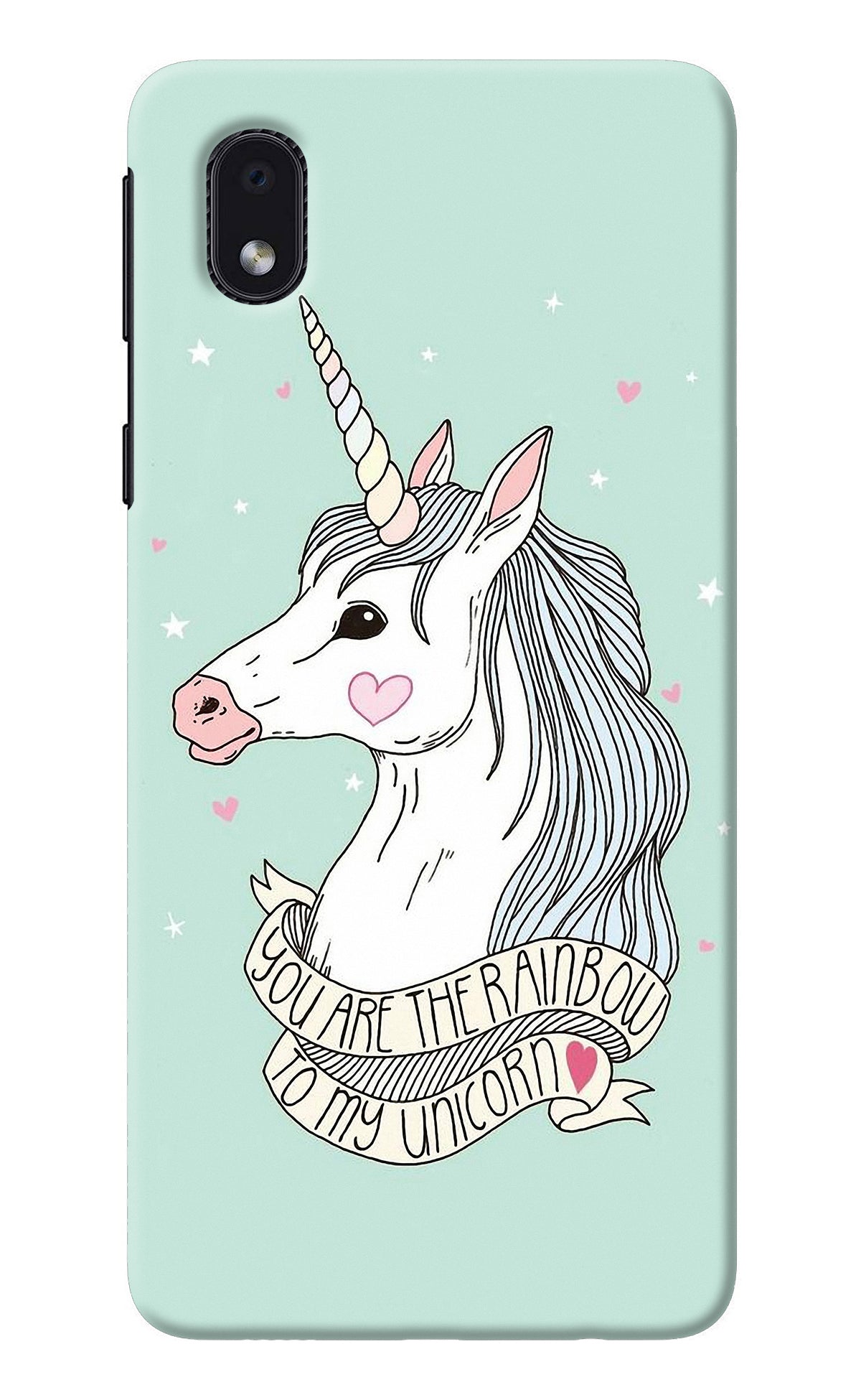 Unicorn Wallpaper Samsung M01 Core Back Cover