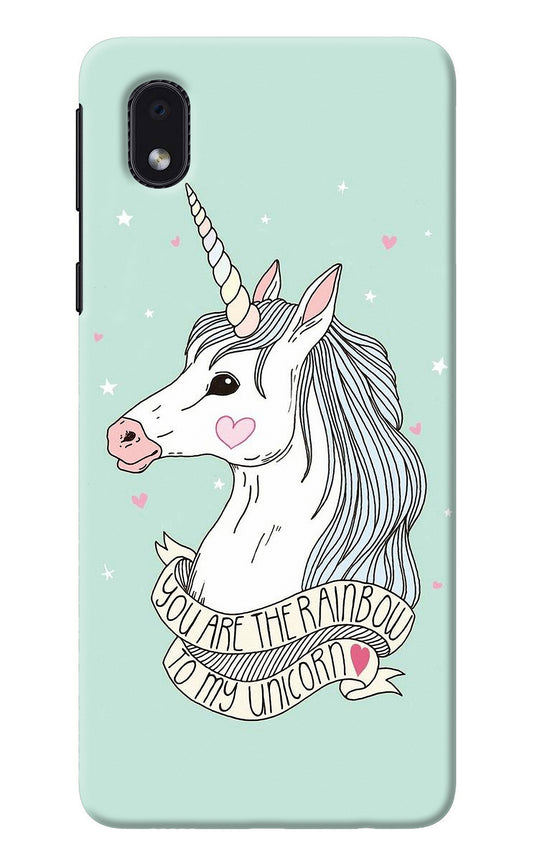 Unicorn Wallpaper Samsung M01 Core Back Cover