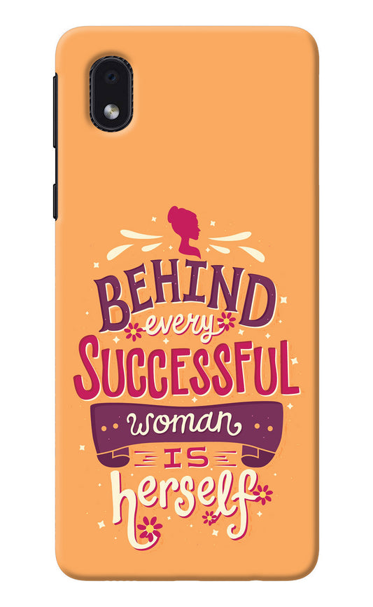 Behind Every Successful Woman There Is Herself Samsung M01 Core Back Cover