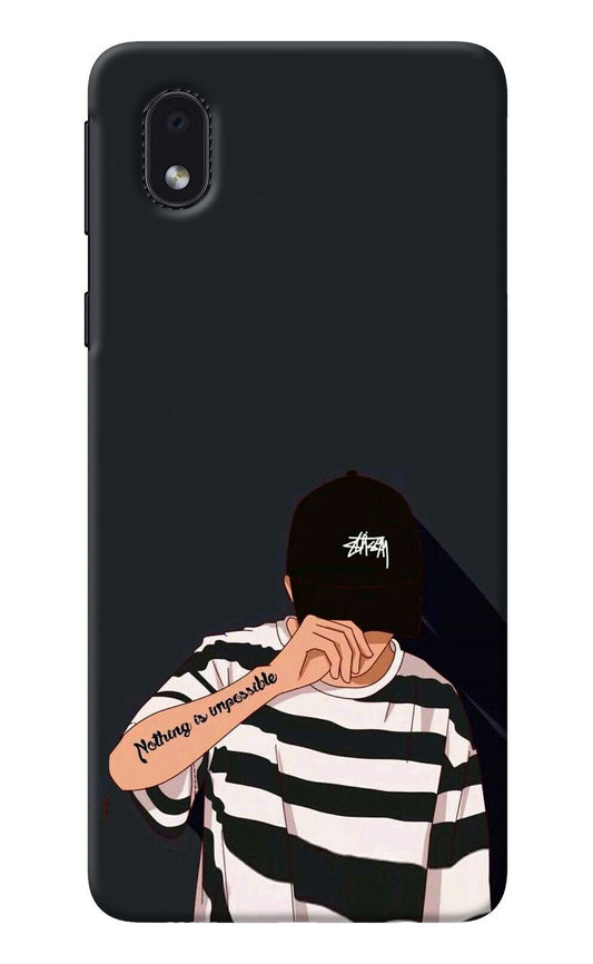 Aesthetic Boy Samsung M01 Core Back Cover