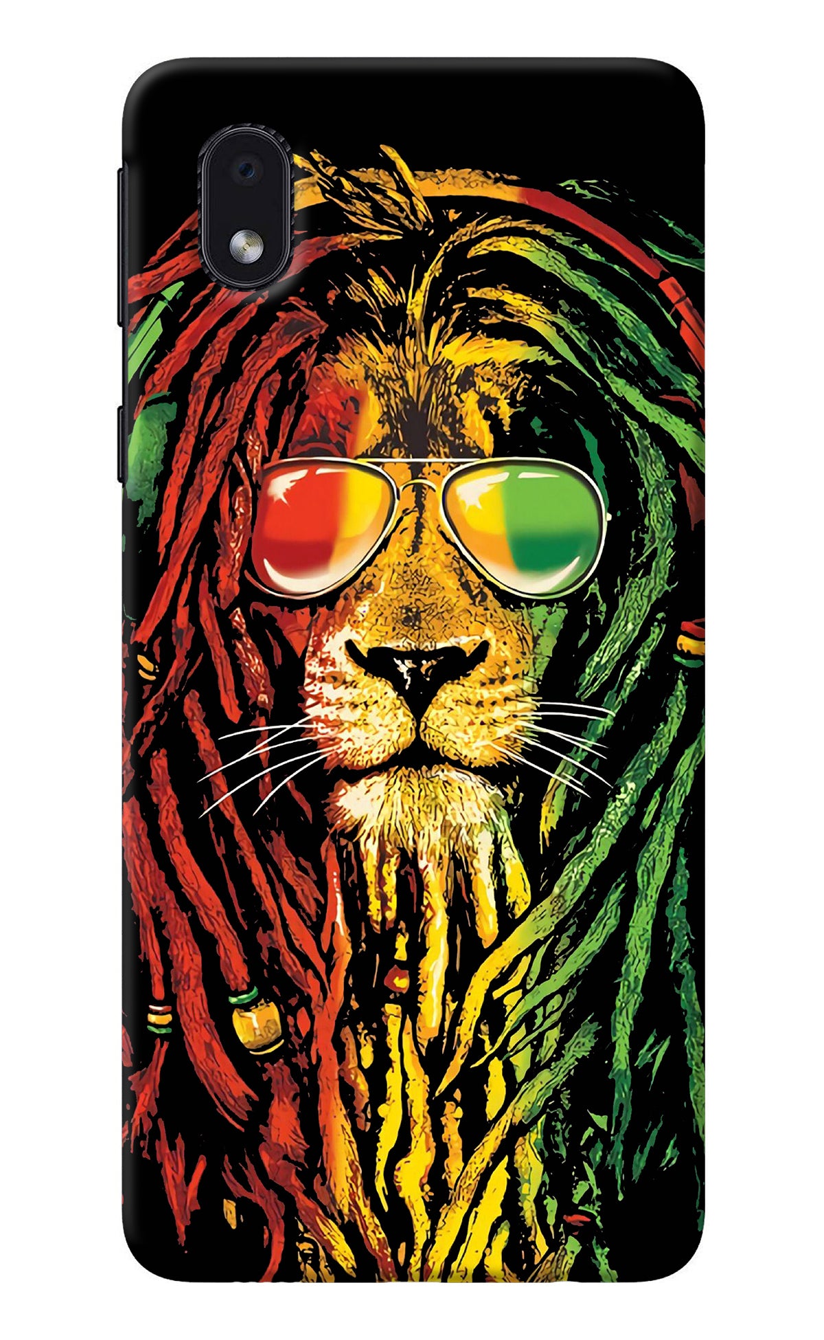 Rasta Lion Samsung M01 Core Back Cover