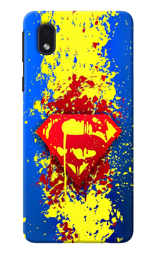 Superman logo Samsung M01 Core Back Cover