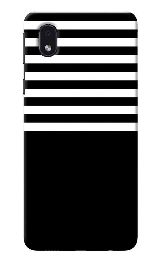 Black and White Print Samsung M01 Core Back Cover