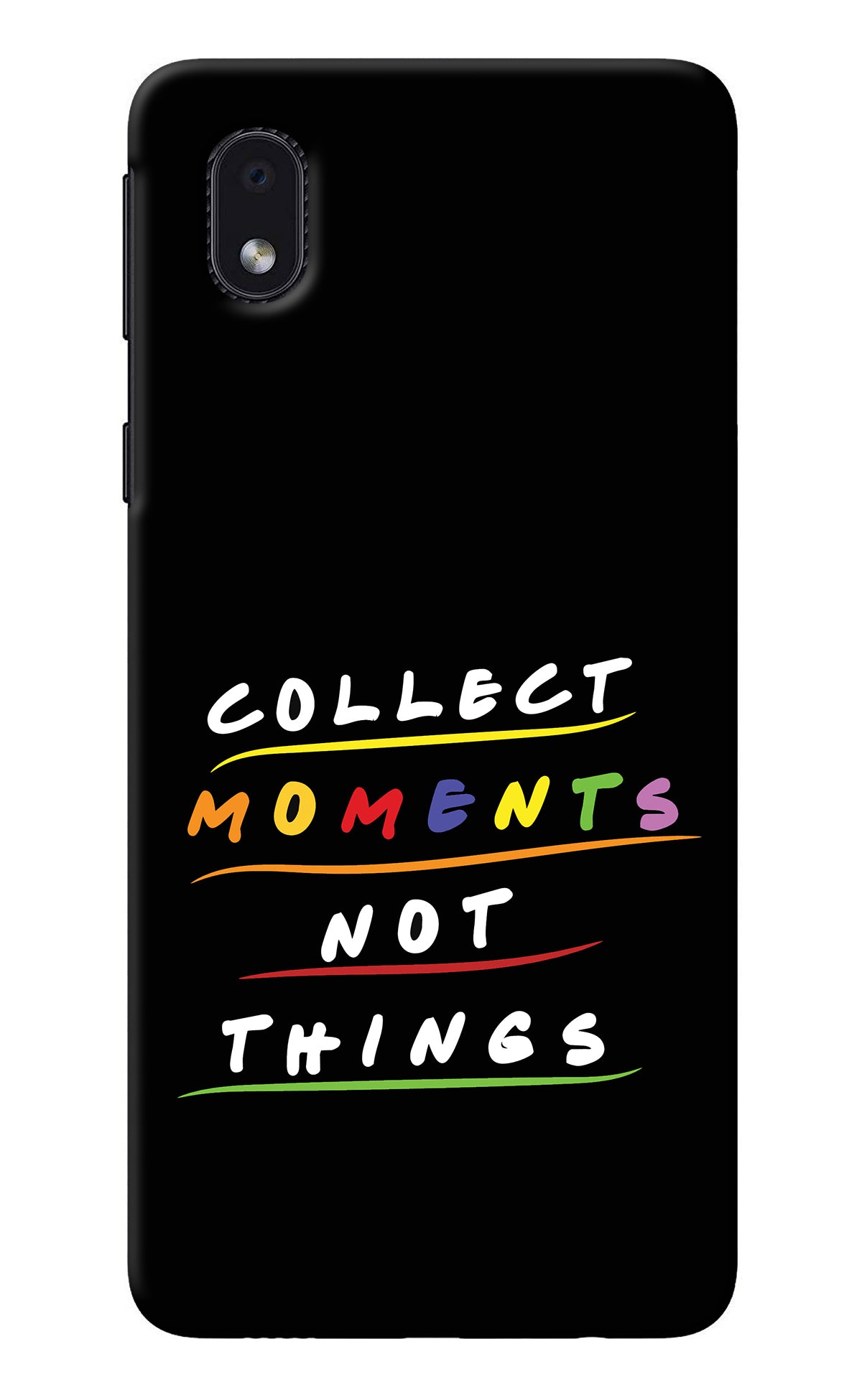 Collect Moments Not Things Samsung M01 Core Back Cover