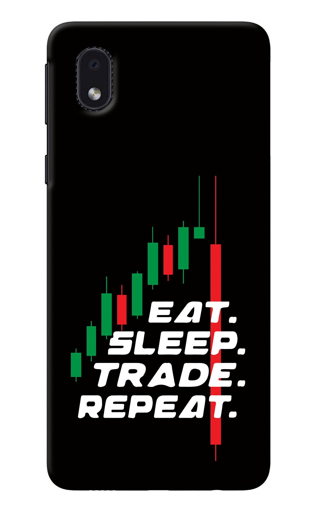 Eat Sleep Trade Repeat Samsung M01 Core Back Cover