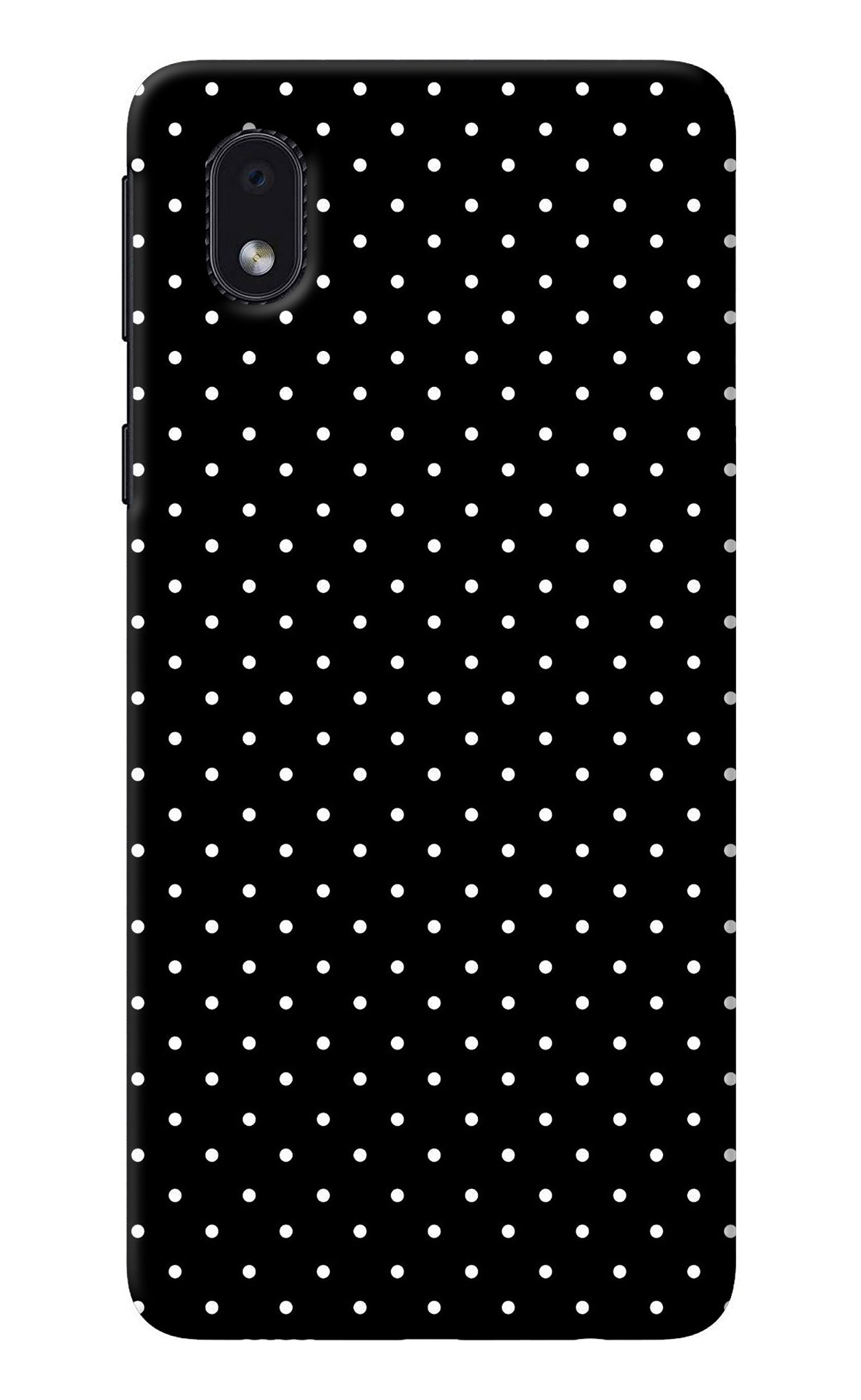 White Dots Samsung M01 Core Back Cover