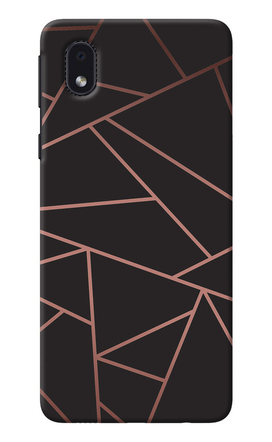 Geometric Pattern Samsung M01 Core Back Cover