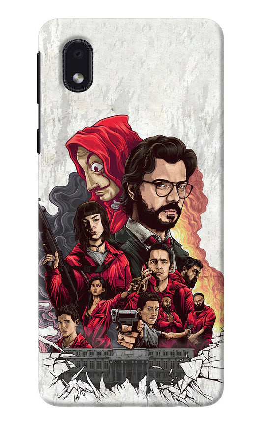 Money Heist Artwork Samsung M01 Core Back Cover