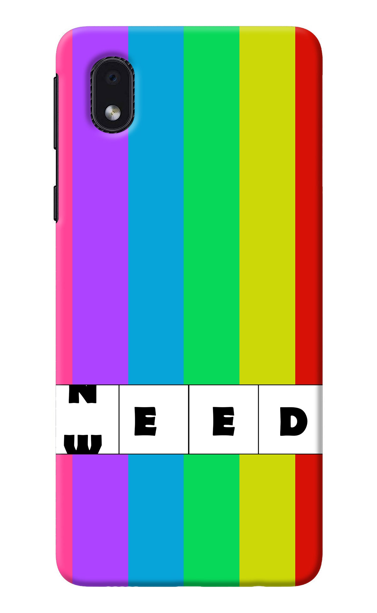 Need Weed Samsung M01 Core Back Cover