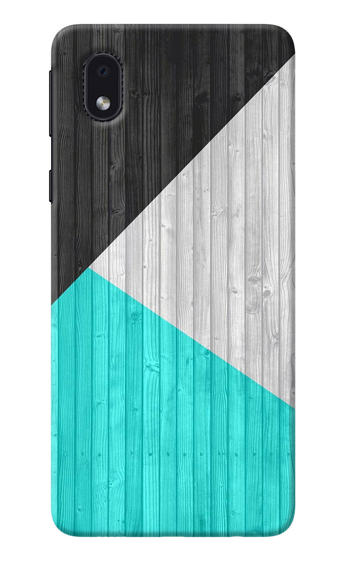 Wooden Abstract Samsung M01 Core Back Cover