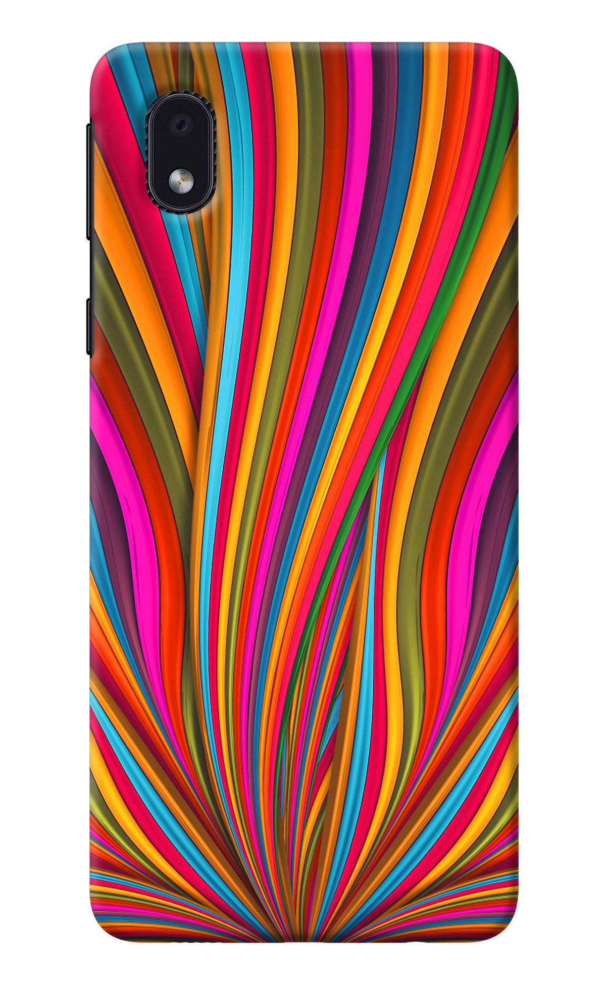 Trippy Wavy Samsung M01 Core Back Cover