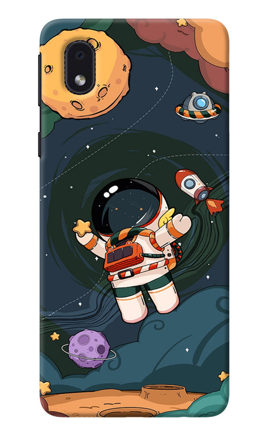 Cartoon Astronaut Samsung M01 Core Back Cover