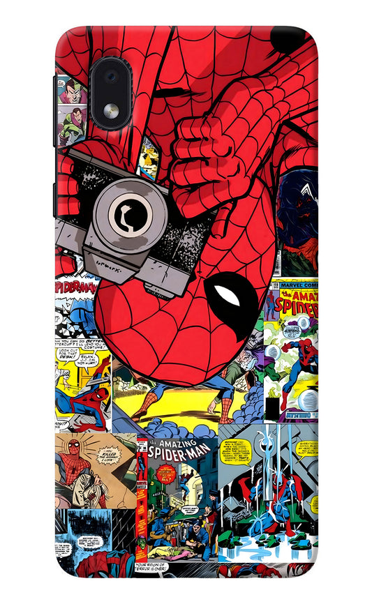 Spider Man Samsung M01 Core Back Cover