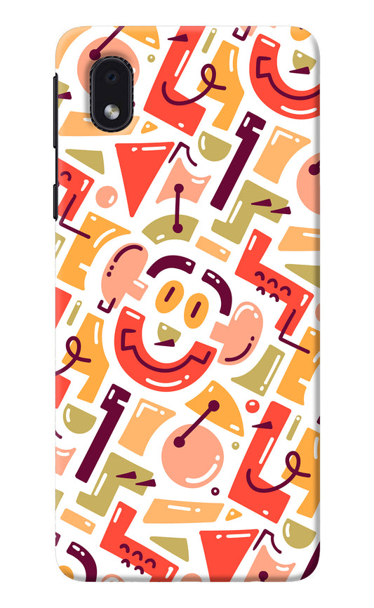 Doodle Pattern Samsung M01 Core Back Cover