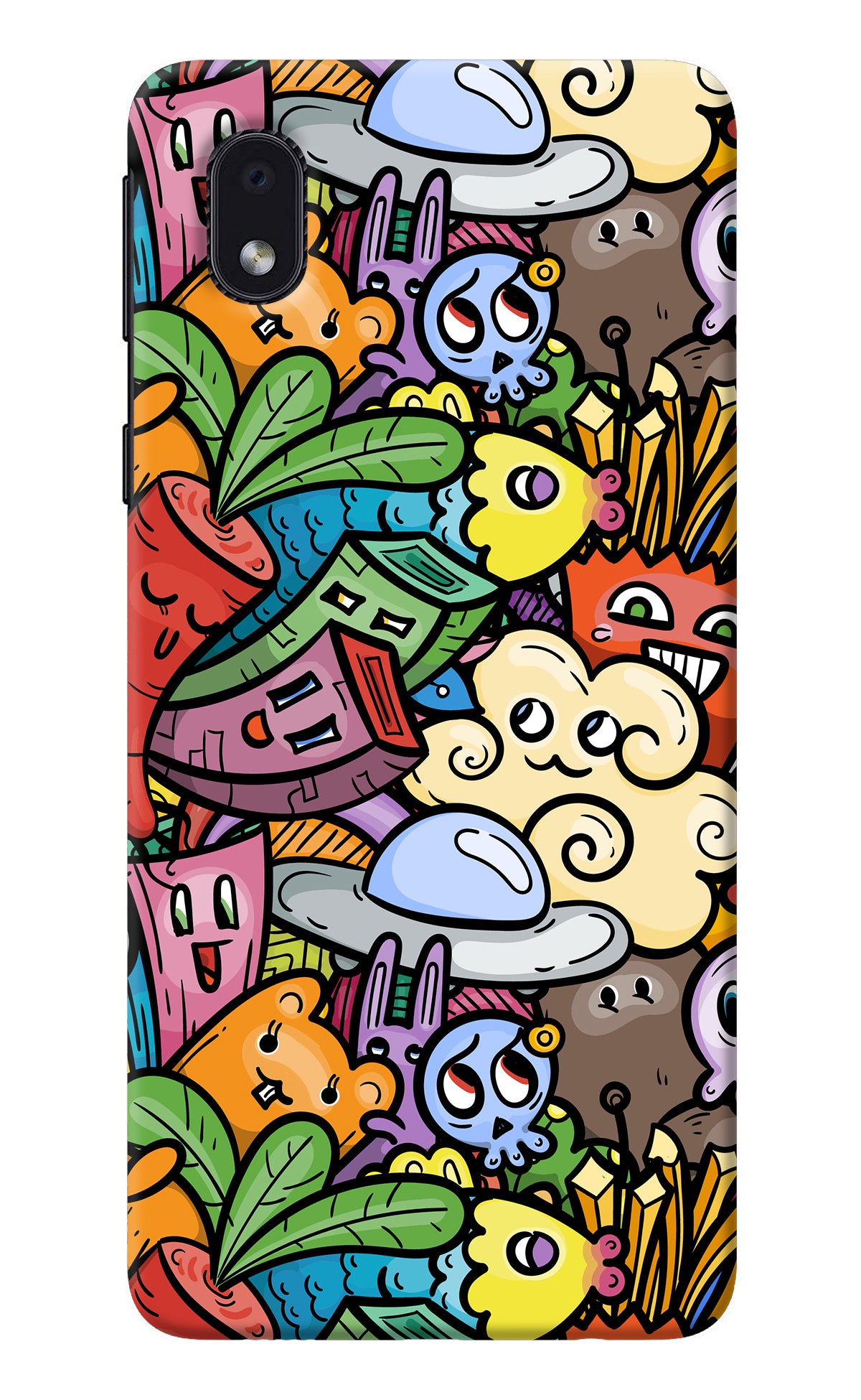 Veggie Doodle Samsung M01 Core Back Cover