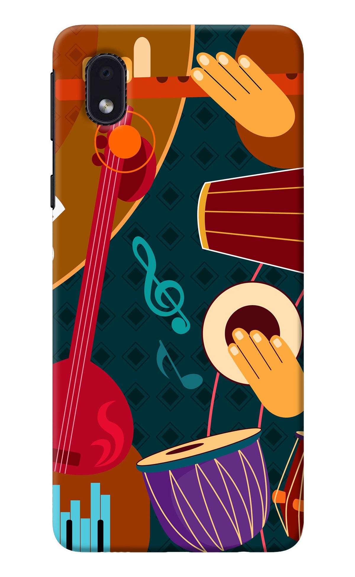 Music Instrument Samsung M01 Core Back Cover
