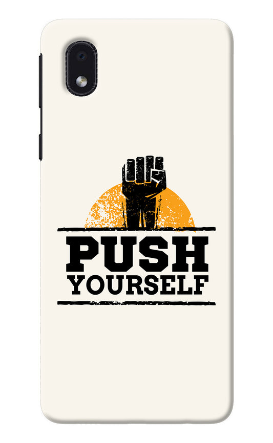 Push Yourself Samsung M01 Core Back Cover