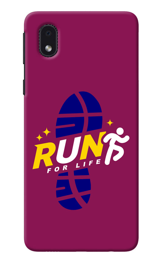 Run for Life Samsung M01 Core Back Cover