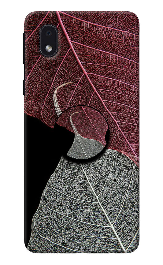 Leaf Pattern Samsung M01 Core Pop Case