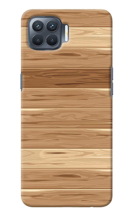 Wooden Vector Oppo F17 Pro Back Cover