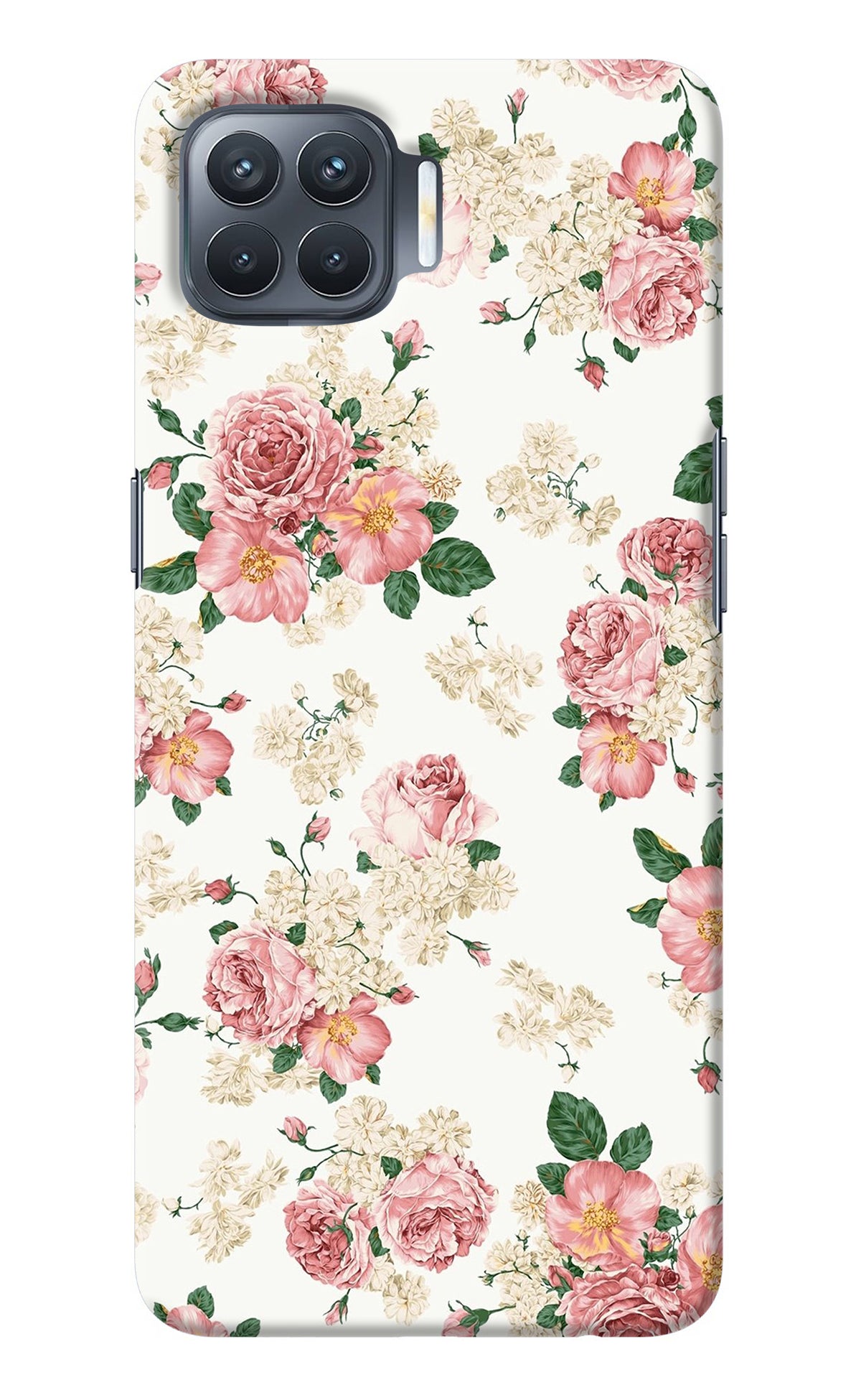 Flowers Oppo F17 Pro Back Cover