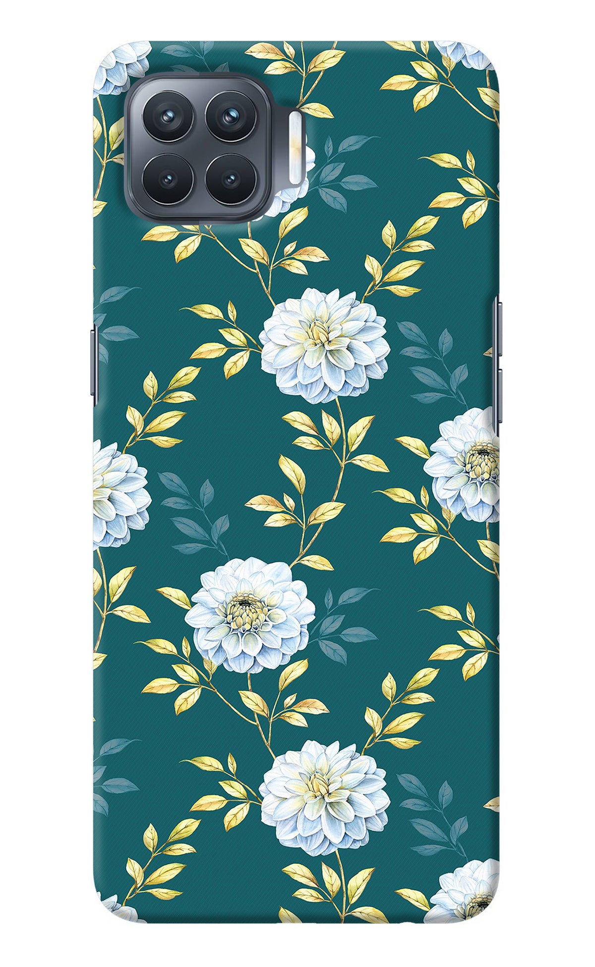 Flowers Oppo F17 Pro Back Cover